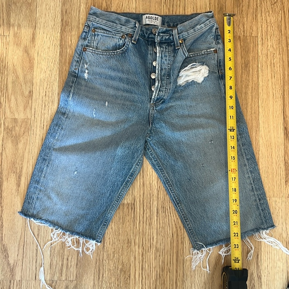 Agolde bermuda cut offs